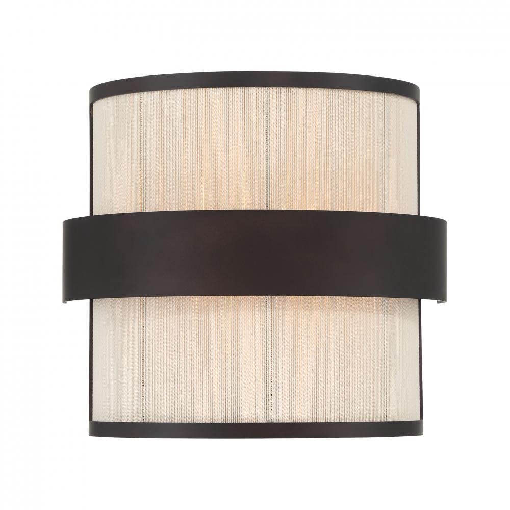 2 LIGHT WALL SCONCE
