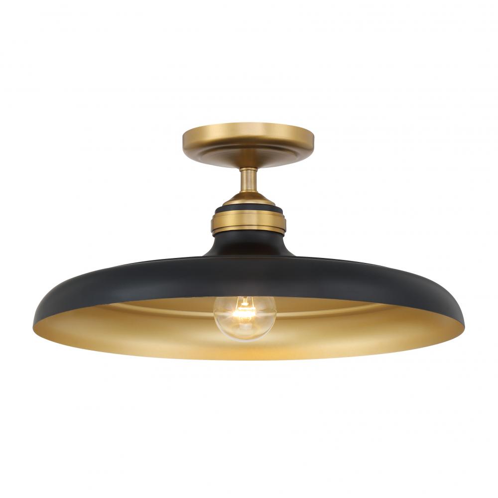 1 LIGHT SEMI FLUSH