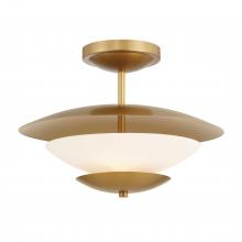 Minka-Lavery 3943-732 - 3 LIGHT SEMI FLUSH