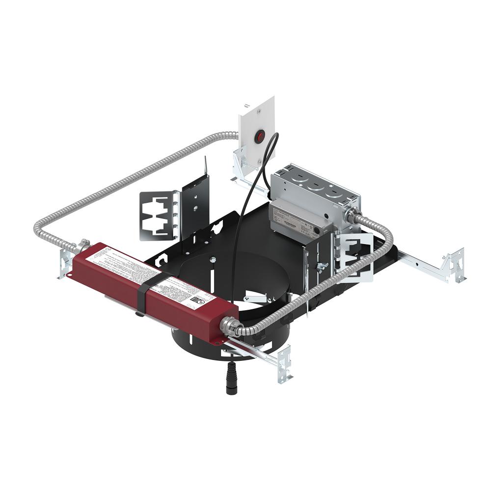 6" Sapphire III Non-IC New Construction Housing w/ Remote Test Switch EM Driver, 18W / 1500lm,