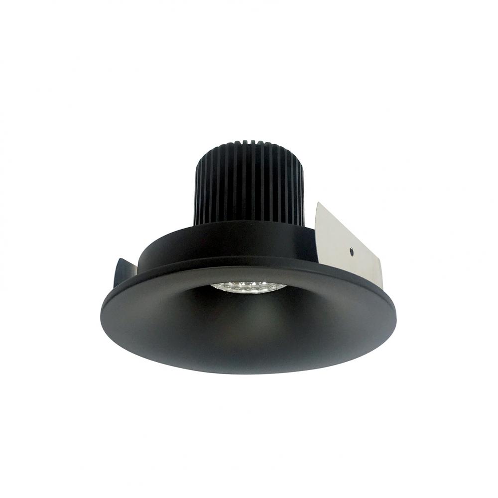 4" Iolite LED Round Bullnose, 1000lm / 14W, 5000K, Black Finish