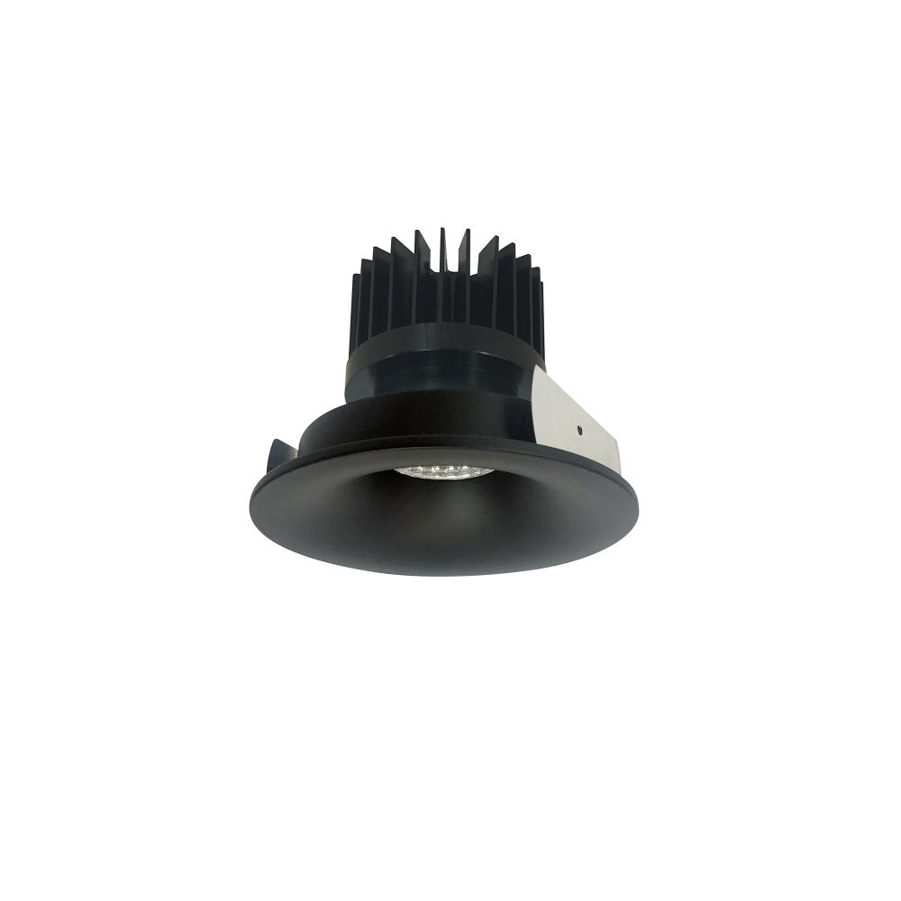 4" Iolite LED Round Bullnose, 1500lm/2000lm/2500lm (varies by housing), 4000K, Black Finish