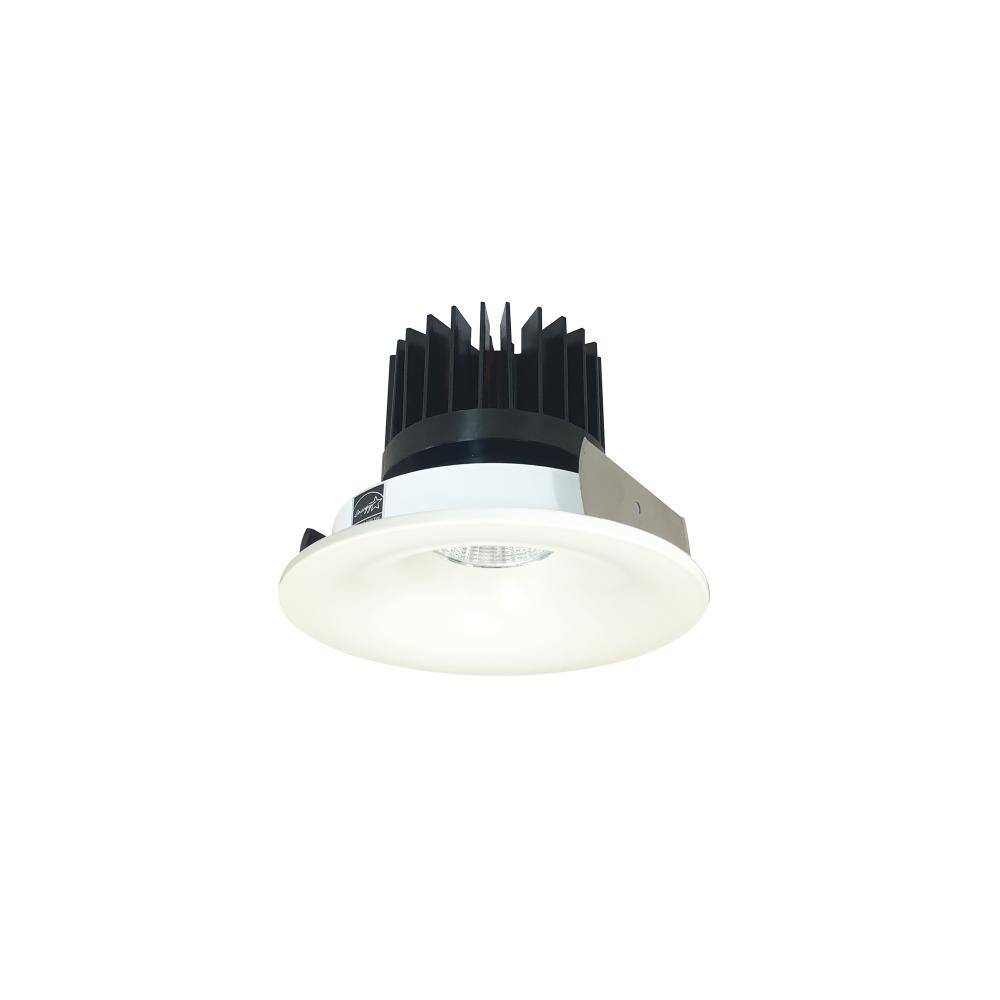 4" Iolite LED Round Bullnose, 1500lm/2000lm/2500lm (varies by housing), 4000K, White Finish