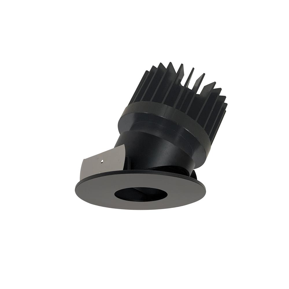 4" Iolite LED Round Adjustable Pinhole, 1500lm/2000lm/2500lm (varies by housing), 3500K, Black