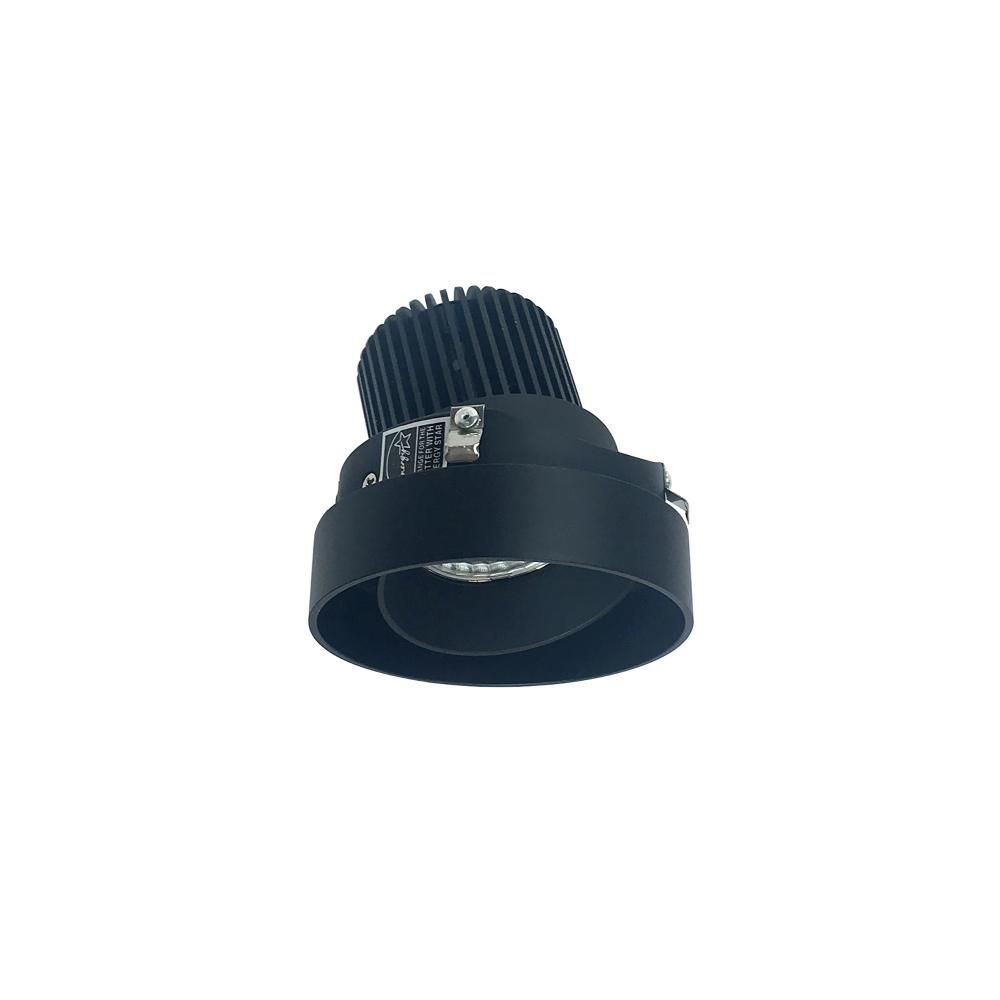 4" Iolite LED Round Trimless Adjustable, 1000lm / 14W, 5000K, Black Adjustable / Black Reflector