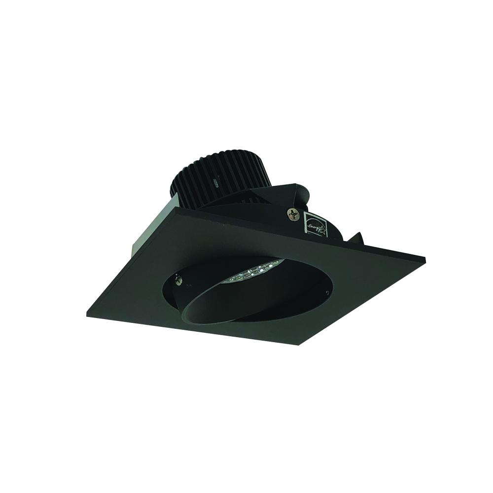 4" Iolite LED Square Adjustable Cone Reflector, 1000lm / 14W, 3000K, Black Reflector / Black