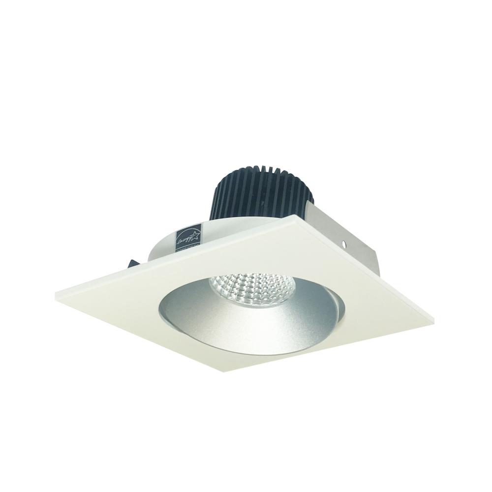 4" Iolite LED Square Adjustable Cone Reflector, 1000lm / 14W, 2700K, Haze Reflector / White