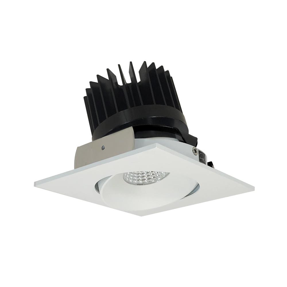4" Iolite LED Square Adjustable Cone Reflector, 800lm / 14W, Comfort Dim, Natural Metal