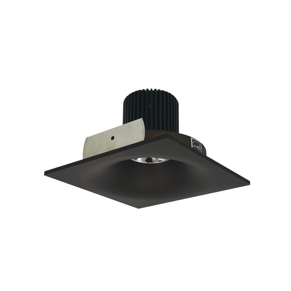4" Iolite LED Square Bullnose, 10-Degree Optic, 950lm / 12W, 2700K, Bronze Finish