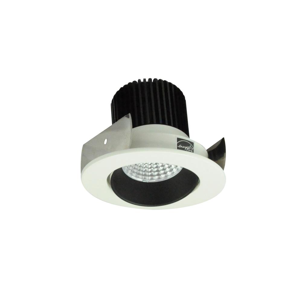 2" Iolite LED Round Adjustable Cone Reflector, 1000lm / 14W, 5000K, Black Reflector / White