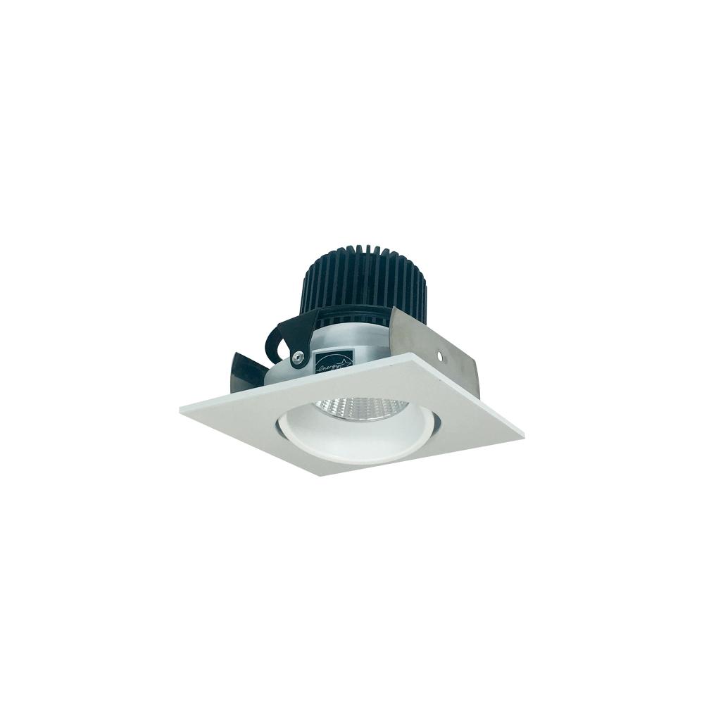 2" Iolite LED Square Adjustable Cone Reflector, 800lm / 14W, Comfort Dim, Matte Powder White