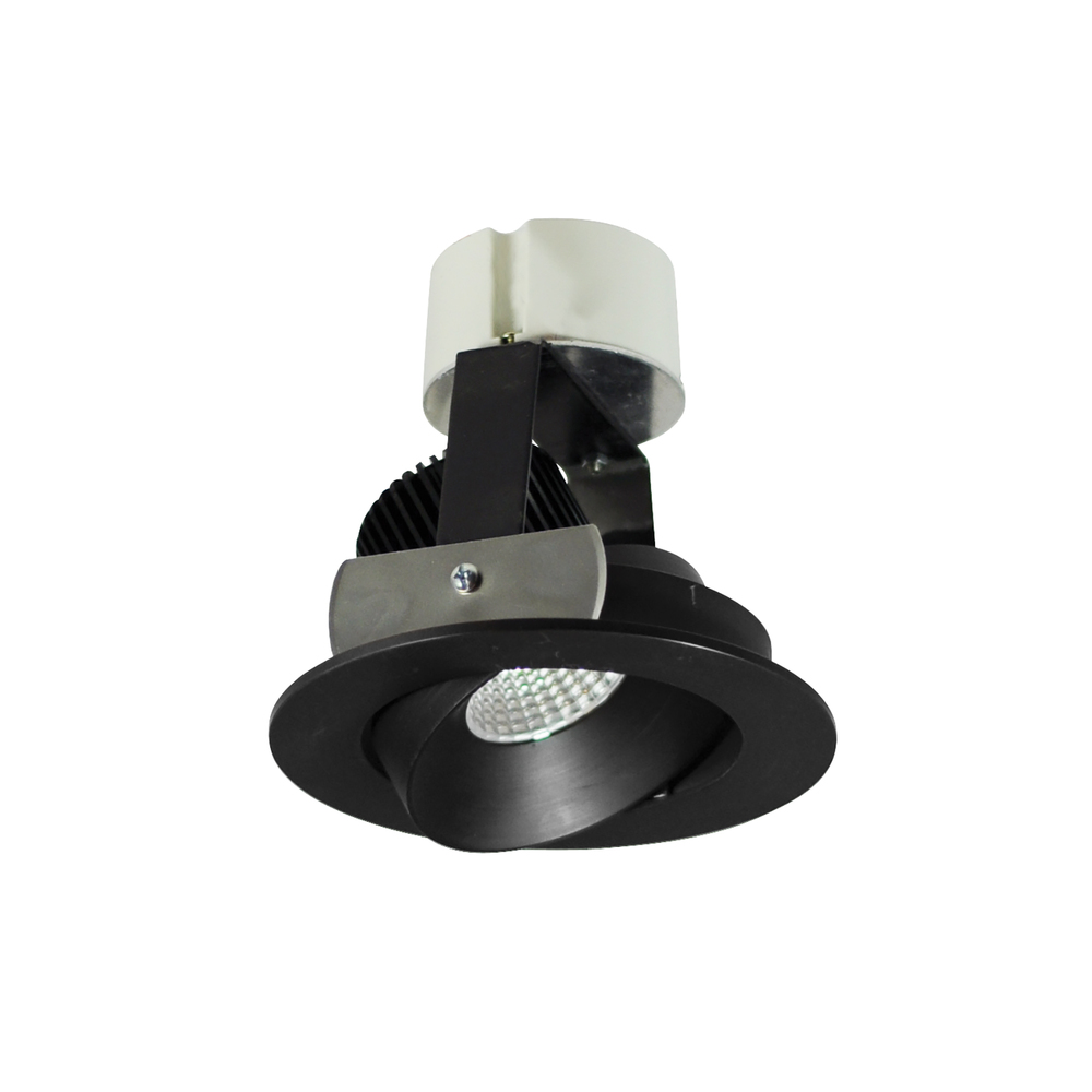 4" Iolite LED Round Adjustable Cone Retrofit, 1000lm / 12W, 2700K, Black Reflector / White