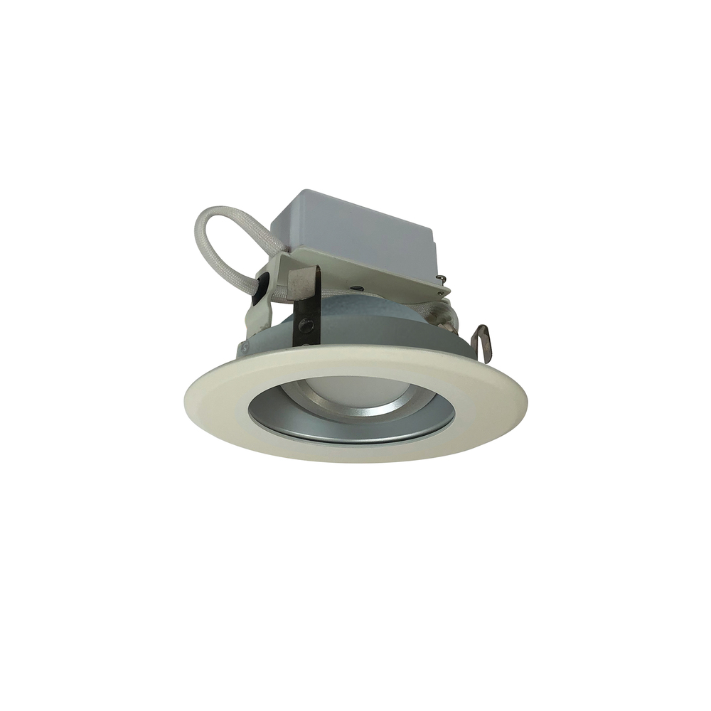 4" Cobalt Adjustable LED Retrofit, 1000lm / 12W, 2700K, Haze Reflector / White Flange