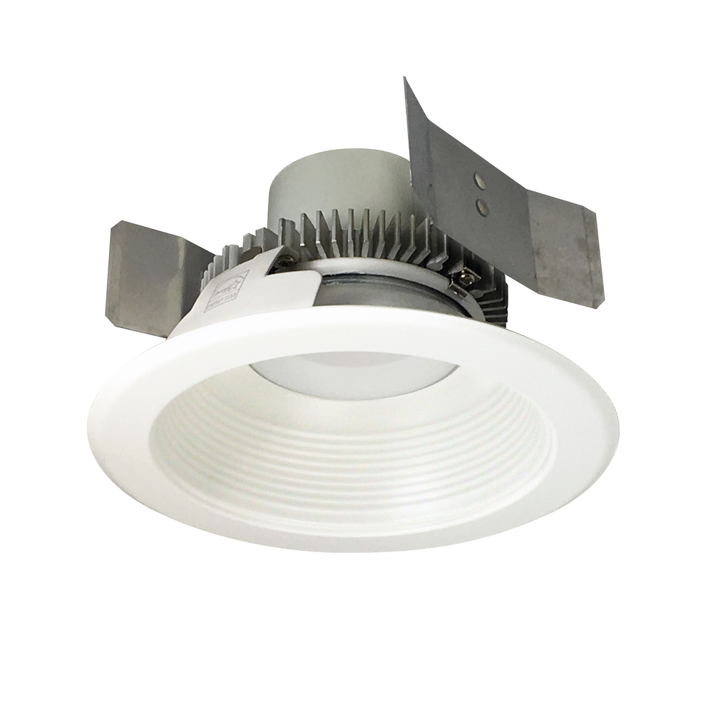 5" Cobalt Click Round Retrofit Baffle, 750lm / 10W, 3000K, Matte Powder White Baffle / Matte