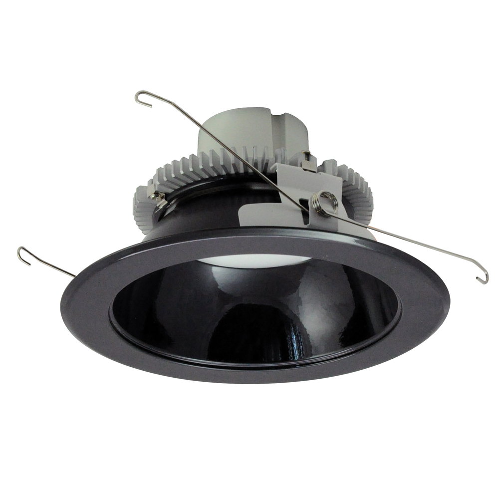 6" Cobalt Click Round Retrofit Reflector, 750lm / 10W, 3500K, Black Reflector / Black Flange
