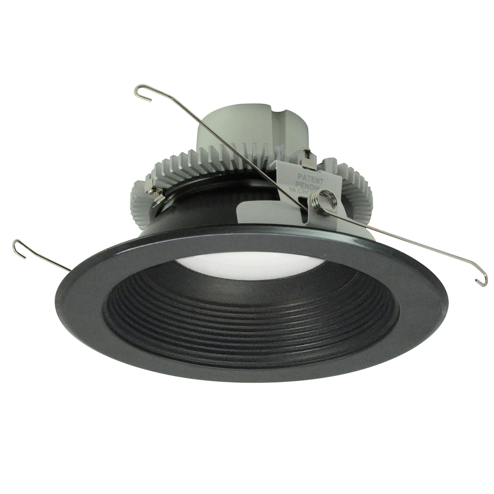 6" Cobalt Click Round Retrofit Baffle, 1000lm / 12W, 3000K, Black Baffle / Black Flange,