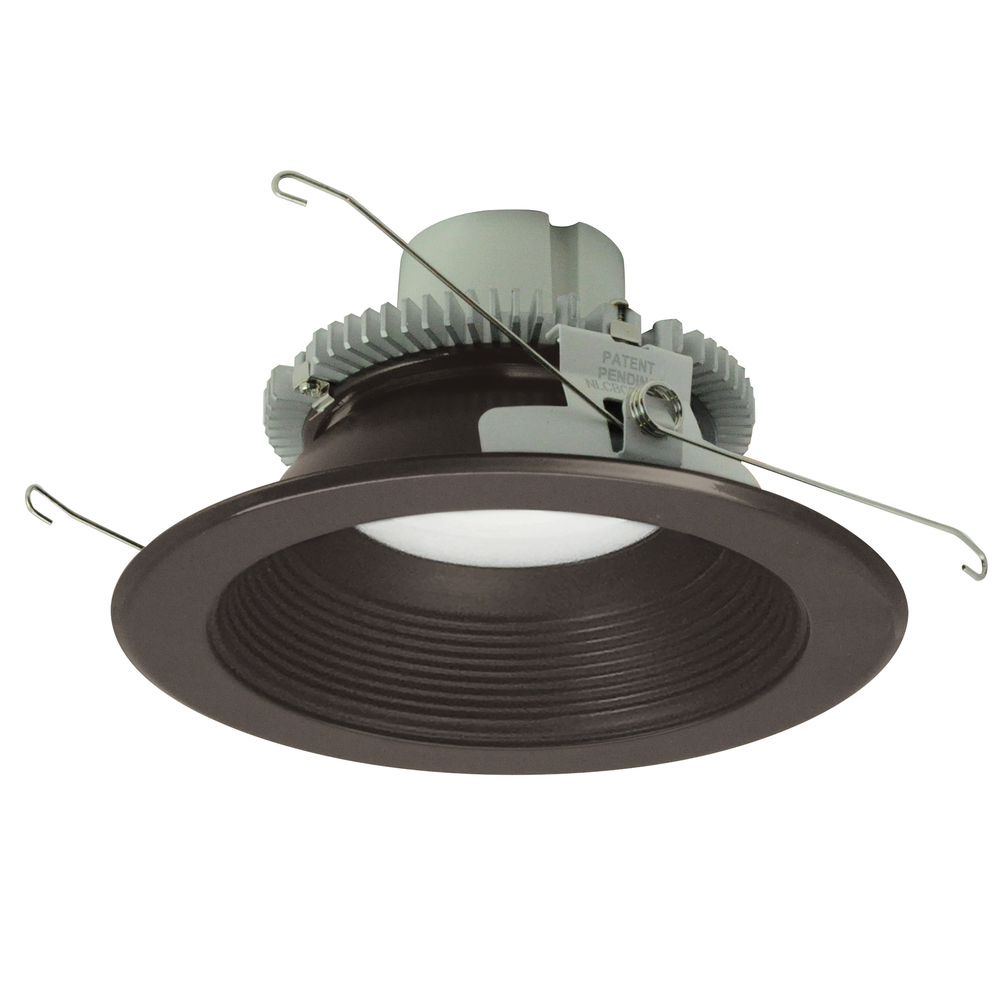 6" Cobalt Click Round Retrofit Baffle, 750lm / 10W, 3500K, Bronze Baffle / Bronze Flange,
