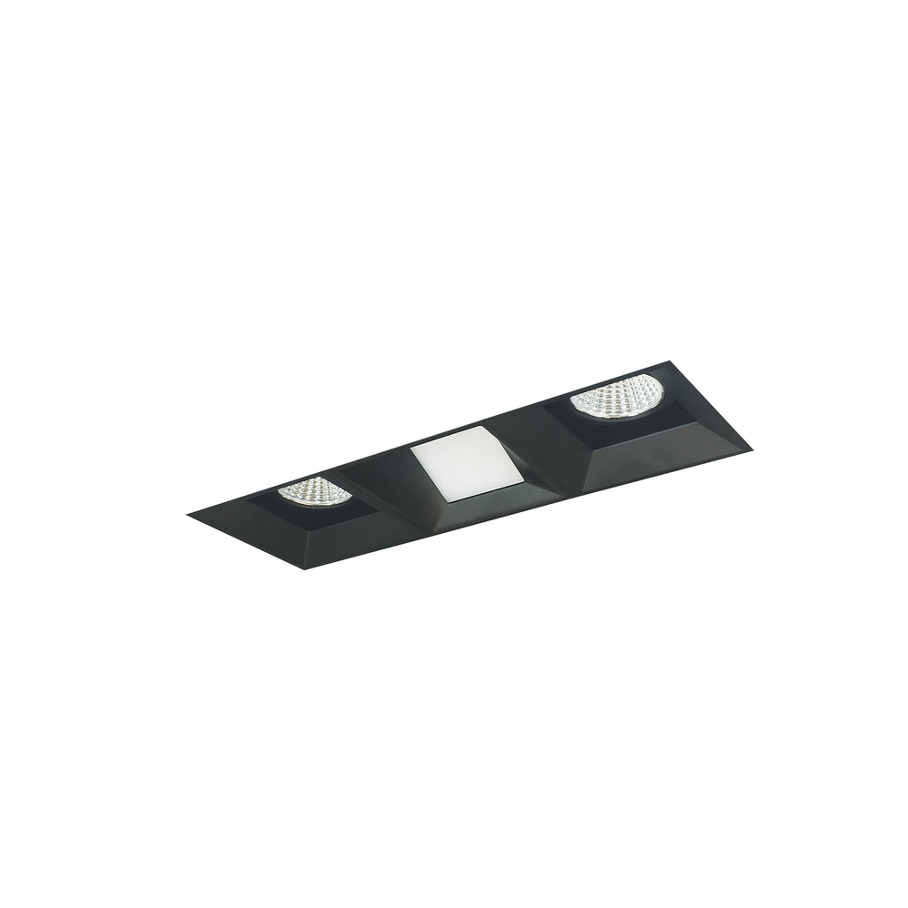 Iolite MLS 3-Head Trimless Reflector Kit, 3000K, 1000lm, Black Fixed Downlt./Wall Wash Trims