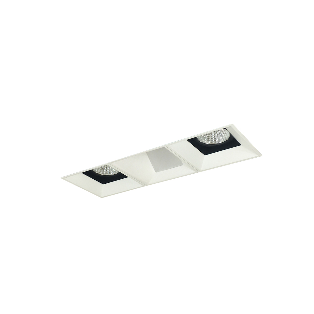 Iolite MLS 3-Head Trimless Reflector Kit, 5000K, 1000lm, Black/MPW Fixed Downlt./Wall Wash Trims