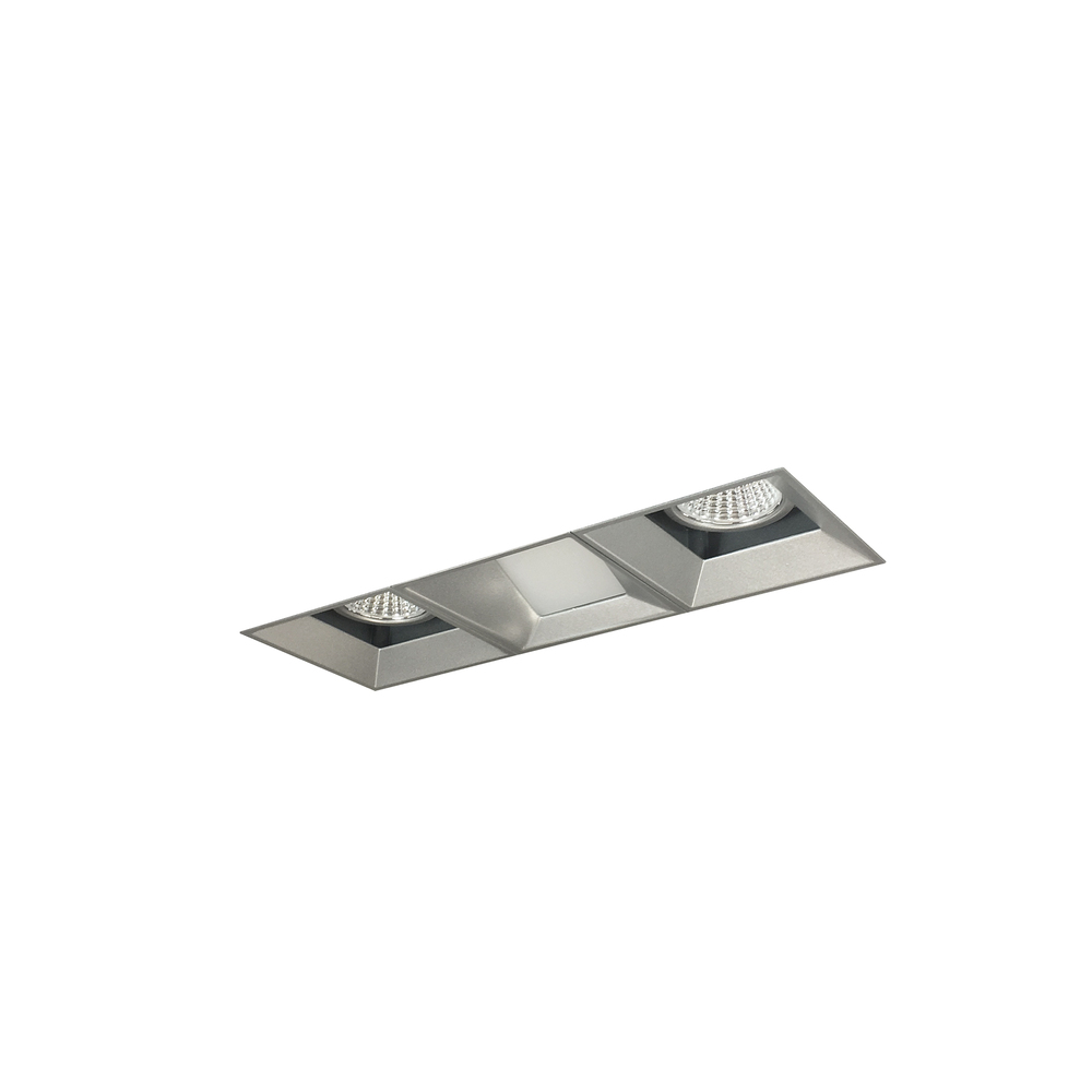 Iolite MLS 3-Head Trimless Reflector Kit, 3000K, 1000lm, Haze Fixed Downlt./Wall Wash Trims