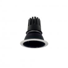 Nora NC3-41L340FBMPW - 4" Sapphire III Round Open Reflector, 2500lm, 4000K, Flood Optic, Black Reflector/Matte Powder