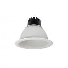 Nora NC3-61L135FMPW/EMI - 6" Sapphire III Round Open Reflector for Integral EM Test Switch, 900lm, 3500K, Flood Optic,