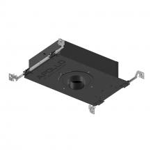 Nora NHAPIC-3R20L33525DP - 3" Apollo Round IC Air-Tight New Construction Housing w/ 1.625" to 2" Ceiling Collar,