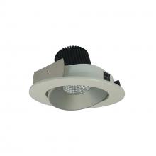 Nora NIO-4RC30XHW/10 - 4" Iolite LED Round Adjustable Cone Reflector, 1000lm / 14W, 3000K, Haze Reflector / White