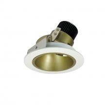 Nora NIO-4RD30QCHMPW - 4" Iolite LED Round Adjustable Deep Reflector, 10-Degree Optic, 850lm / 12W, 3000K, Champagne