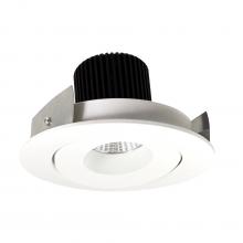 Nora NIO-4RG35XMPW/10 - 4" Iolite LED Round Adjustable Gimbal, 1000lm / 14W, 3500K, Matte Powder White Finish