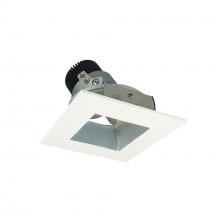 Nora NIO-4SDSQ35XHZMPW/10 - 4" Iolite LED Square Adjustable Reflector with Square Aperture, 1000lm / 14W, 3500K, Haze