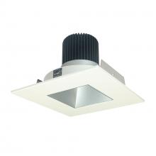 Nora NIO-4SNDSQ40XHW/10 - 4" Iolite LED Square Reflector with Square Aperture, 1000lm / 14W, 4000K, Haze Reflector / White