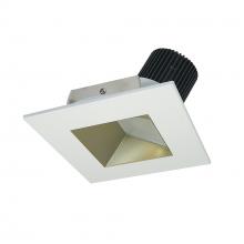 Nora NIO-4SW40XCHMPW/10 - 4" Iolite LED Square Wall Wash, 1000lm / 14W, 4000K, Champagne Haze Reflector / Matte Powder