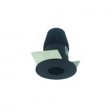 Nora NIOB-1RPH30XBB - 1" Iolite LED BWF Round Pinhole, 600lm, 3000K, Black Pinhole / Black Flange