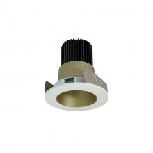 Nora NIOB-2RNDC35XCHMPW/10 - 2" Iolite LED Round Reflector, 1000lm / 14W, 3500K, Champagne Haze Reflector / Matte Powder