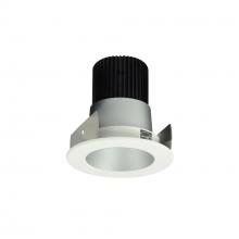 Nora NIOB-2RNDC50XHW - 2" Iolite LED Round Reflector, 800lm / 14W, 5000K, Haze Reflector / White Flange