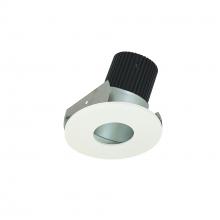 Nora NIOB-2RPHA30XHZMPW/10 - 2" Iolite LED Round Adjustable Pinhole, 1000lm / 14W, 3000K, Haze Pinhole / Matte Powder White