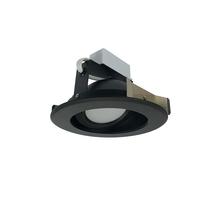 Nora NLCBC-56930XBB - 5" Cobalt Adjustable LED Retrofit, 1200lm / 14W, 3000K, Black Reflector / Black Flange