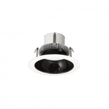 Nora NLCBC2-45127BW/10 - 4" Cobalt Click Round Retrofit Reflector, 1000lm / 12W, 2700K, Black Reflector / White Flange