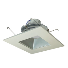 Nora NLCBC2-65630HZW/ALE4 - 6" Cobalt Click Square Retrofit Reflector with Square Aperture, 750lm / 10W, 3000K, Haze