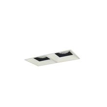 Nora NMIOTL-12-NF-FF-35X-10-BMPW - Iolite MLS 2-Head Trimless Reflector Kit, 3500K, 1000lm, Black/MPW Fixed Downlt. Trims