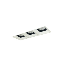 Nora NMIOTL-13-NF-FFF-35X-10-BMPW - Iolite MLS 3-Head Trimless Reflector Kit, 3500K, 1000lm, Black/MPW Fixed Downlt. Trims