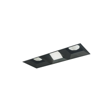 Nora NMIOTL-13-NF-FFW-30X-10-B - Iolite MLS 3-Head Trimless Reflector Kit, 3000K, 1000lm, Black Fixed Downlt./Wall Wash Trims