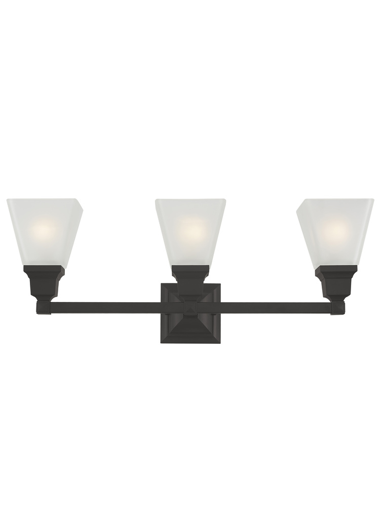 3 Light Bronze Bath Light