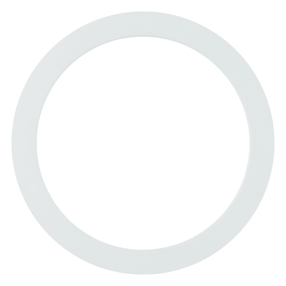 5" White Round Magnetic Trim For Trago