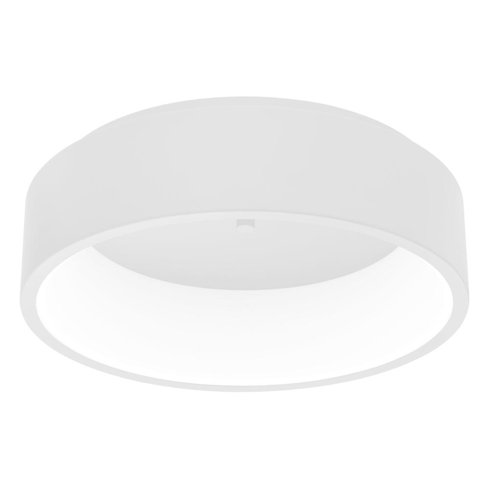 1 LT Integrated LED Ceiling Light w/ White Finish & White Shade, White Acrylic Diffuser