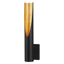 Eglo 204026A - 1 LT Wall Light w/ Black & Gold Finish