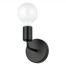 Eglo 205335A - 1 LT Open Bulb Wall Light w/ a Matte Black Finish