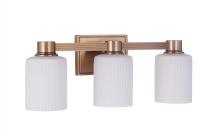 Craftmade 12920SB3 - 3 Light Vanity