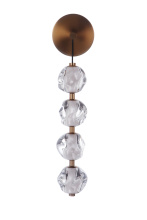 Craftmade 59460-SB-LED - Jackie 4 Light LED Wall Sconce in Satin Brass